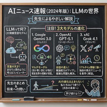 黑板风格的 AI 新闻摘要 效果图