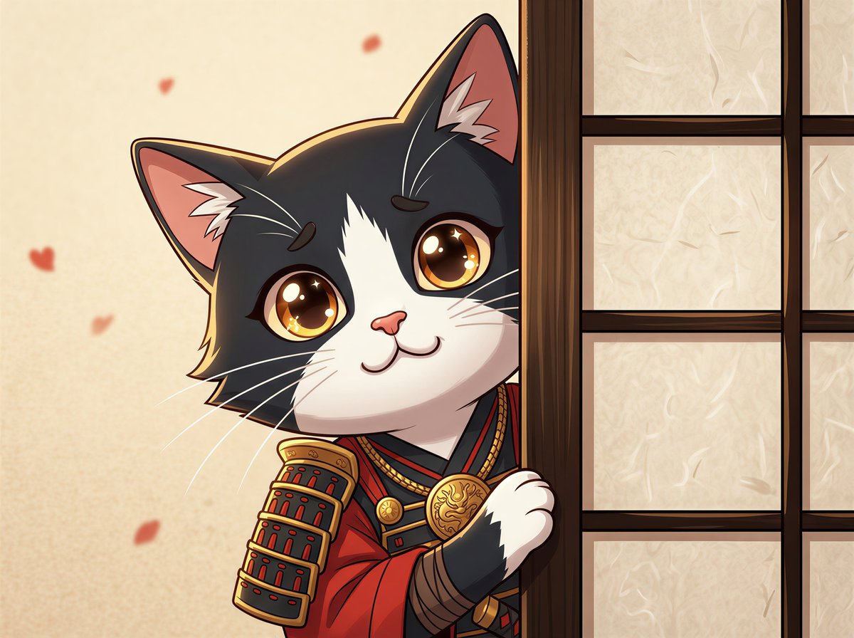 墙后探出的小猫眼巴巴望着你 效果图