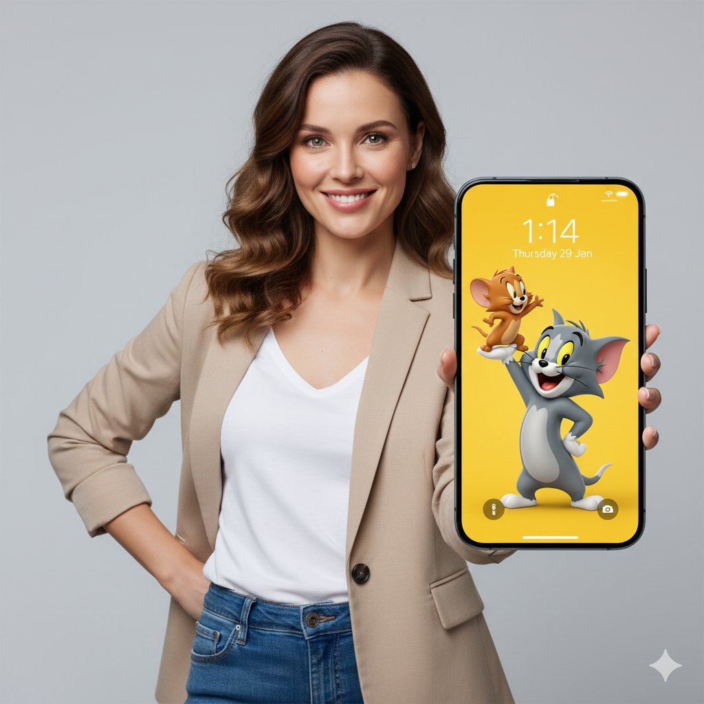 猫和老鼠3D壁纸的时尚商业大片 效果图