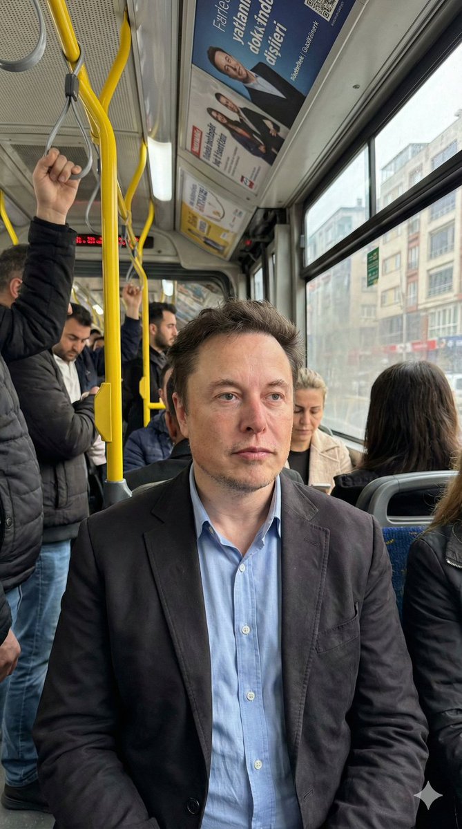 早班公交车上疲倦而平静的通勤者 效果图