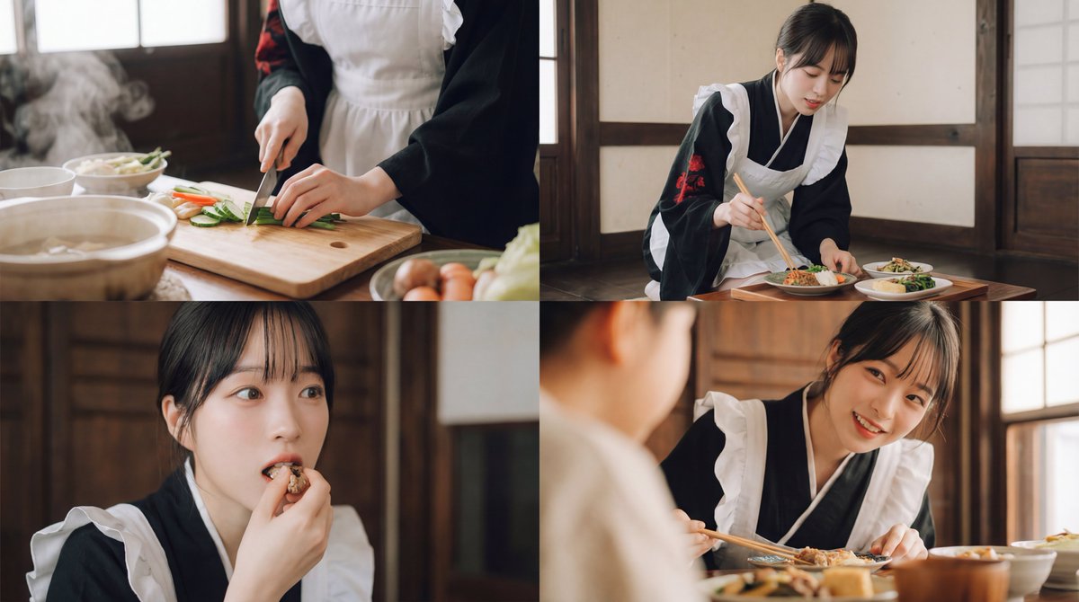电影级日料与少女的温情时光 效果图