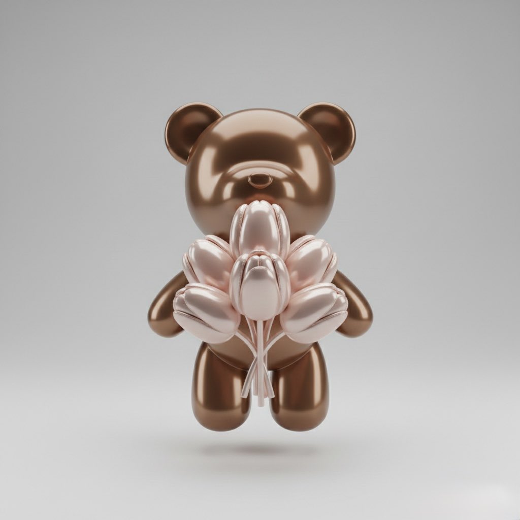 高级潮玩质感3D渲染 效果图