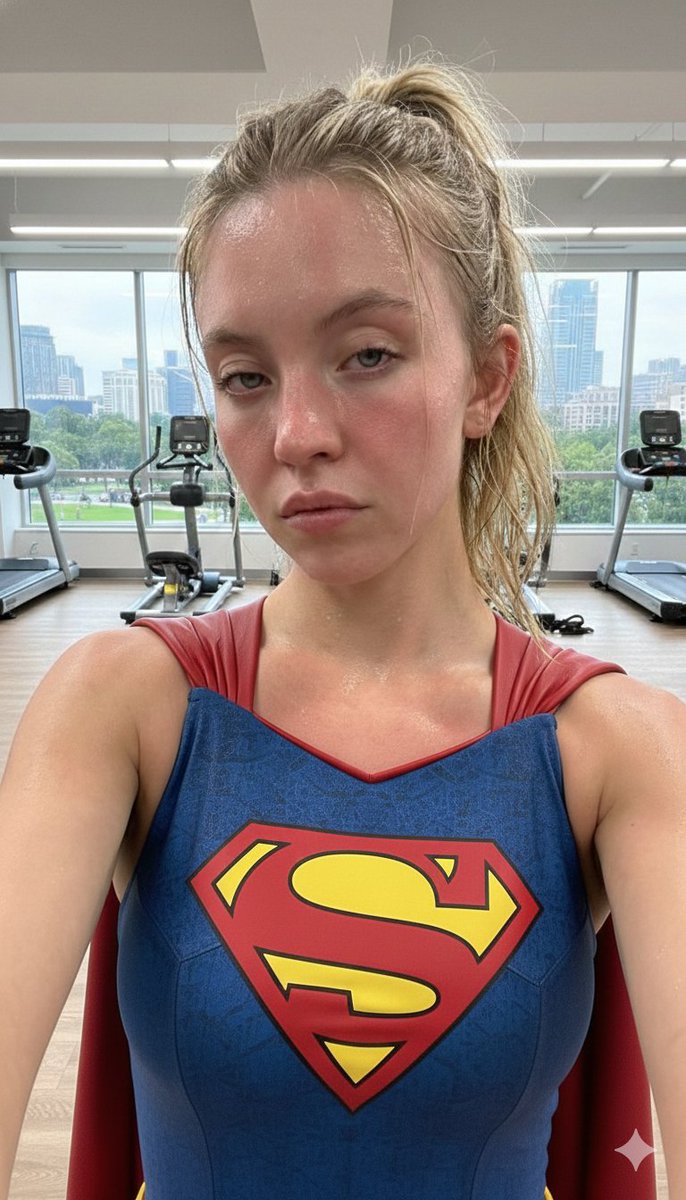 披红披风的超写实金发超级英雄少女 效果图