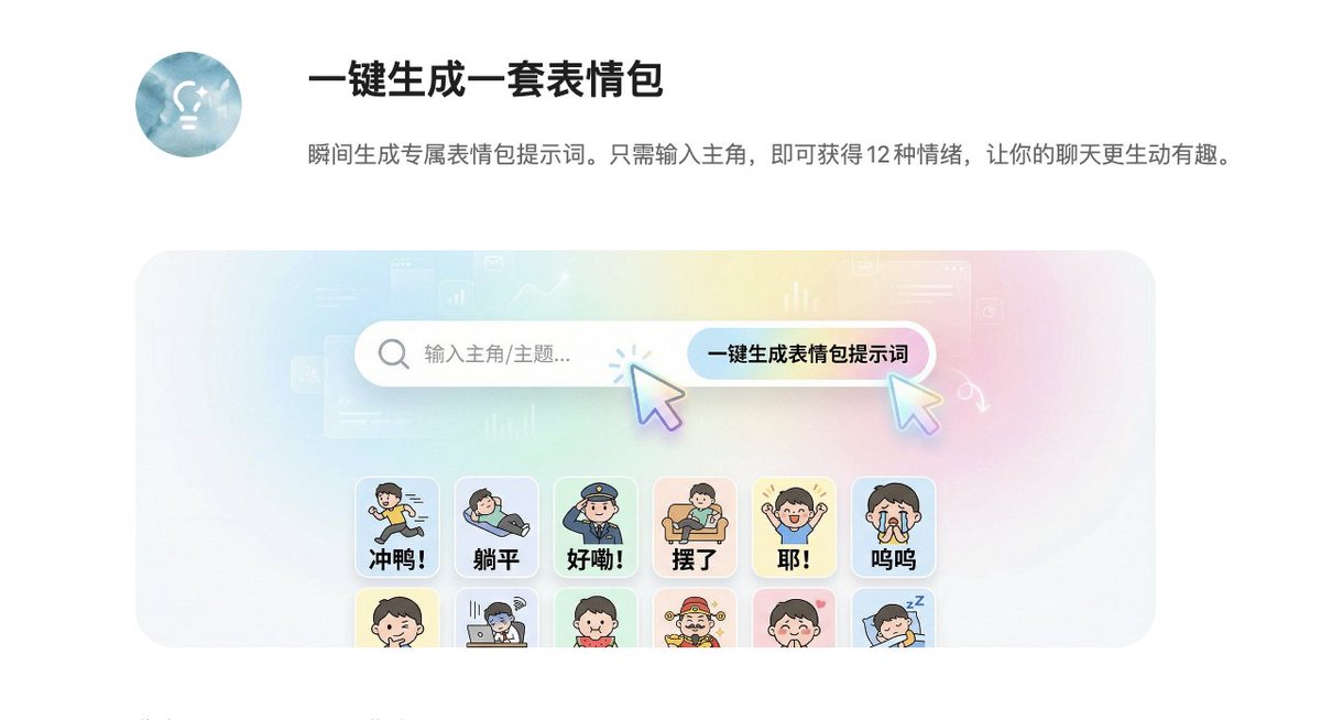 主角十二种百变情绪多格漫画 效果图