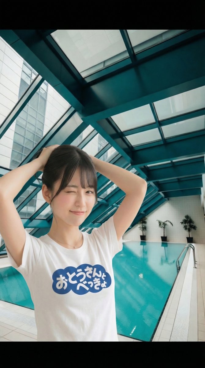 俏皮眨眼的人物融合照 效果图