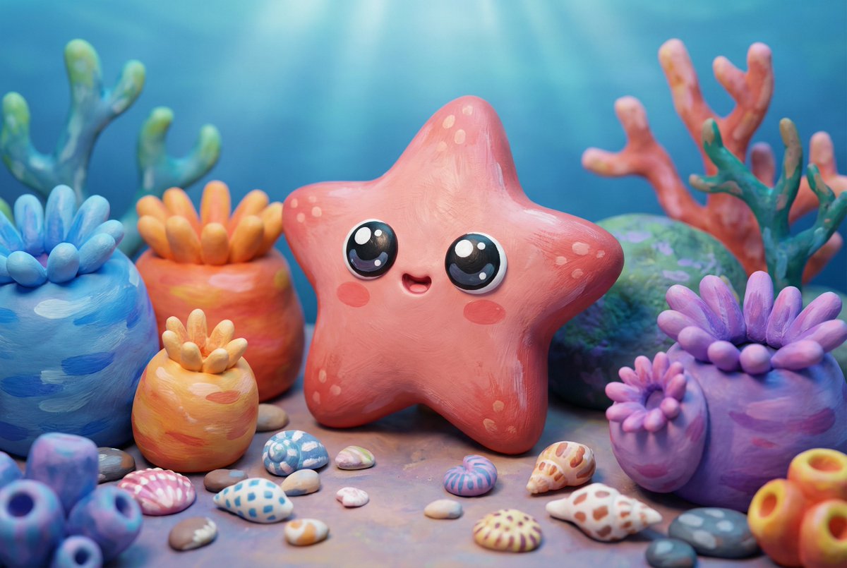 卡哇伊海星的海底奇妙梦境 效果图