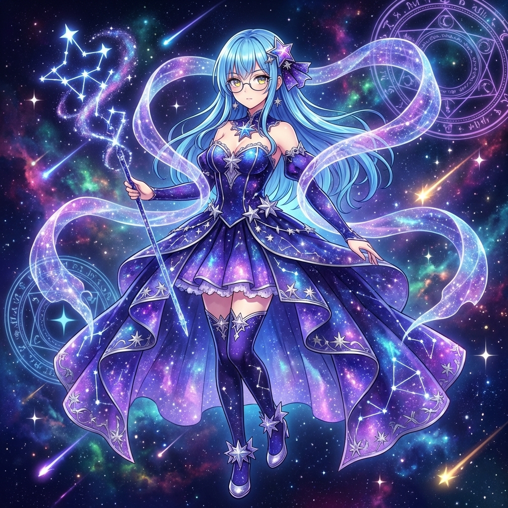 星辰指引的宇宙魔法少女 效果图