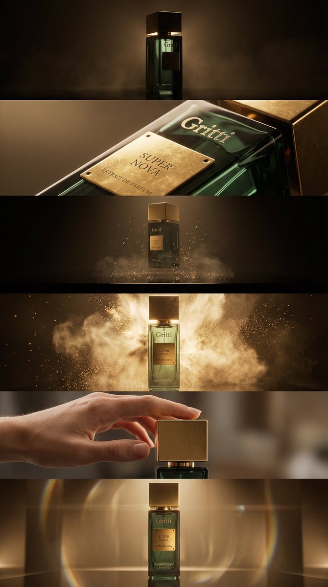 暗夜金芒下的奢华产品视觉盛宴 效果图