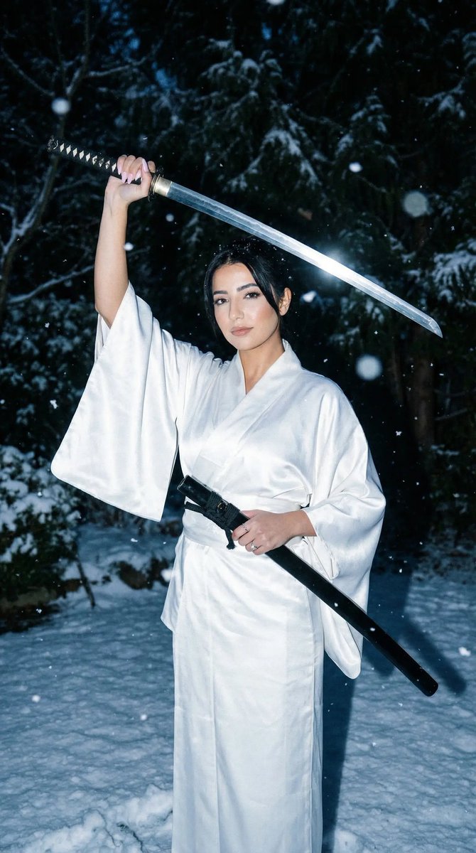 雪夜白刃：静默女武士的致命优雅 效果图