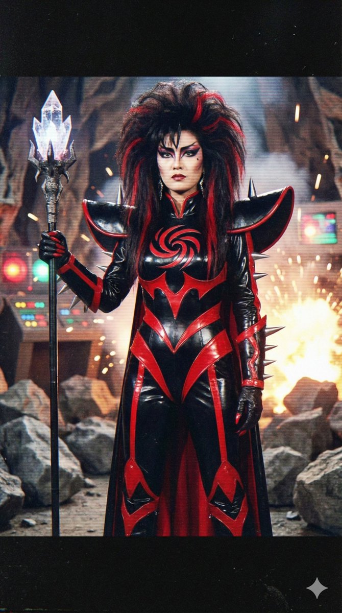 致命特摄女魔头八十年代写真 效果图