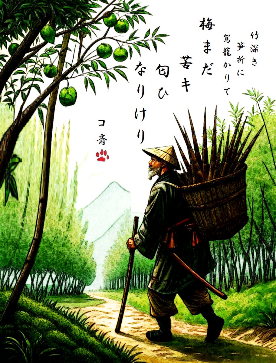 竹林幽径轿影摇，残梅苦香绕 效果图