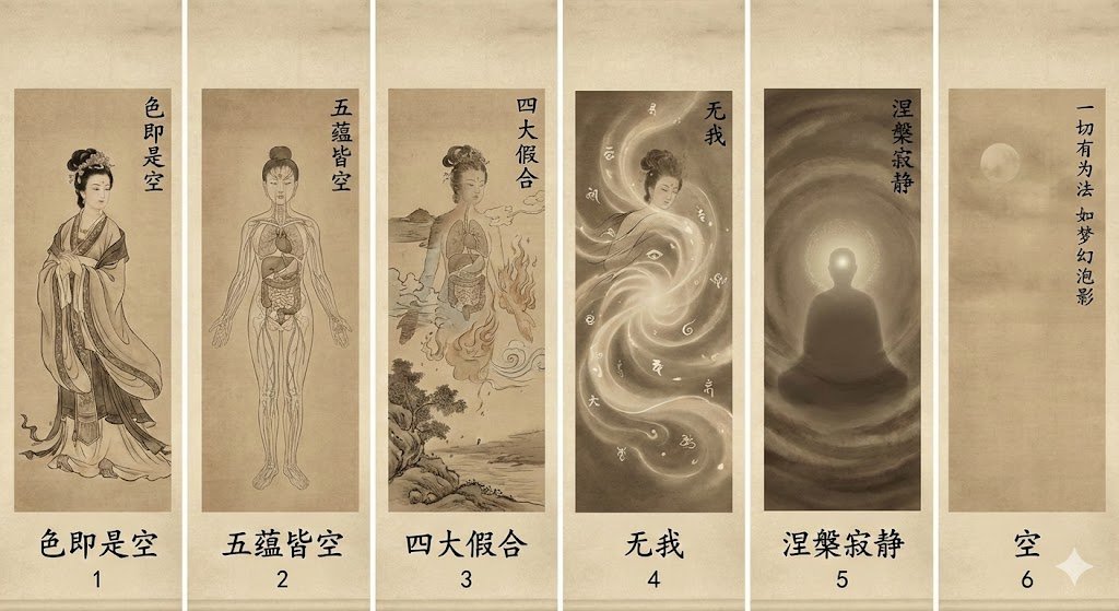 红颜白骨：美色由实转空的佛教智慧解构图 效果图
