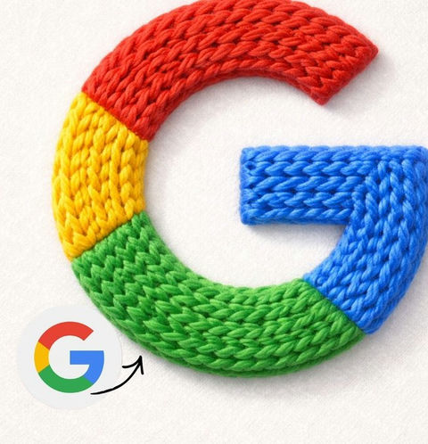 超写实手工编织纱线Logo艺术 效果图