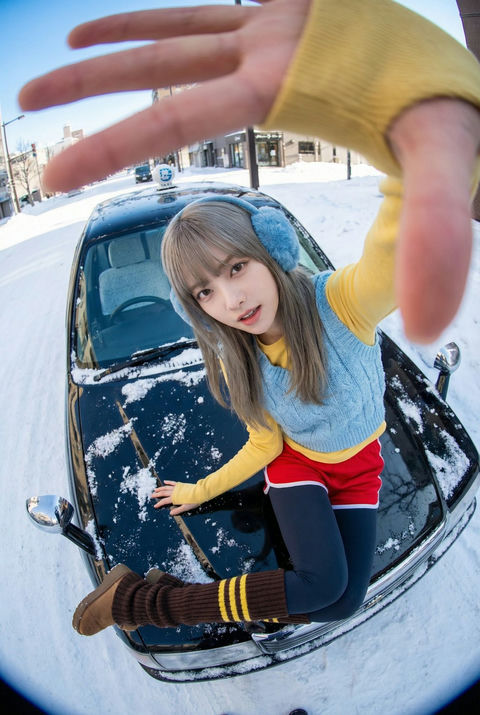 Y2K雪地动感写真 效果图
