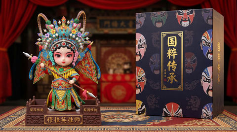 国粹戏曲定制手办-穆桂英挂帅 效果图