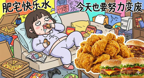 互联网沙雕风格插画 效果图
