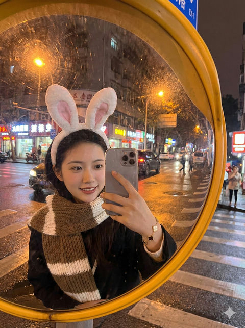 路口转角反光镜 效果图