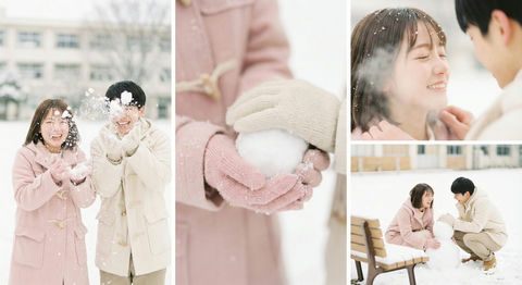 多角度特写的写真海报图 效果图