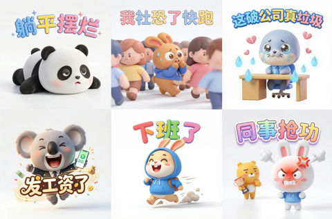3D表情包 效果图