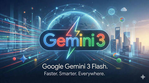 Gemini 3 flash广告图 效果图