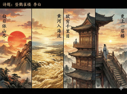 登鹳雀楼 效果图