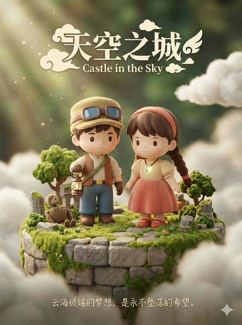 一幅电影海报模版 效果图