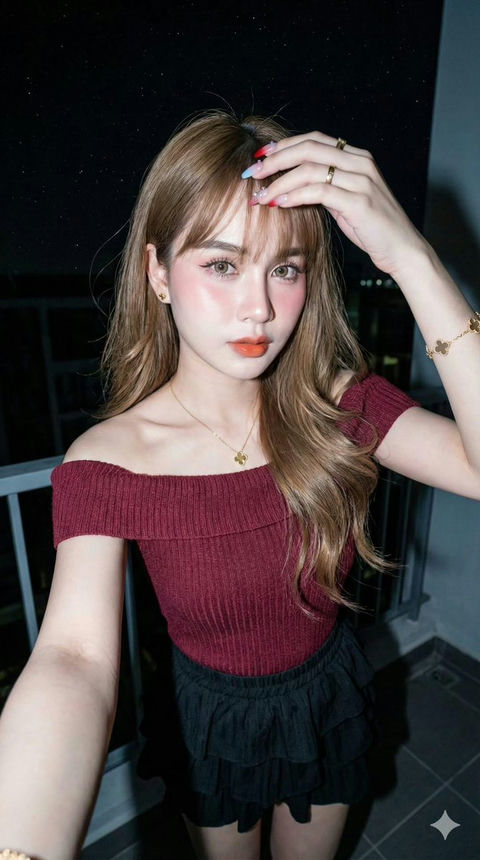 一张甜美写实的女生肖像照 效果图