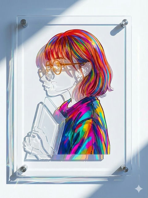 照片变成美丽的亚克力艺术品 效果图