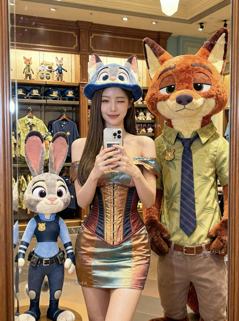 疯狂动物城朱迪和尼克 效果图