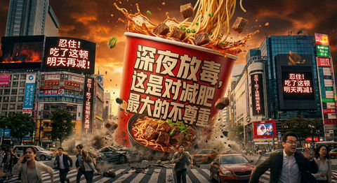 深夜放毒是对减肥最大的不尊重 效果图