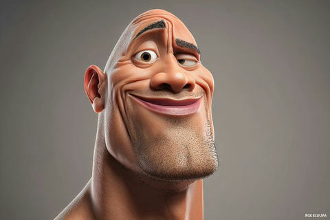 真人转3D漫画 效果图