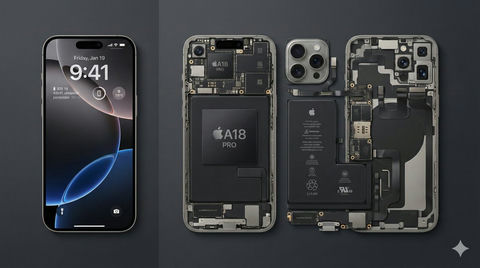 iPhone 16 Pro Max拆解 效果图