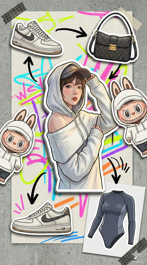 涂鸦记号笔手账 效果图