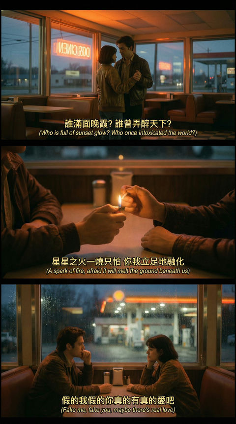 根据歌词生成电影般的图像 效果图