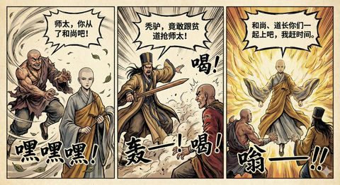 香港武侠3格漫画